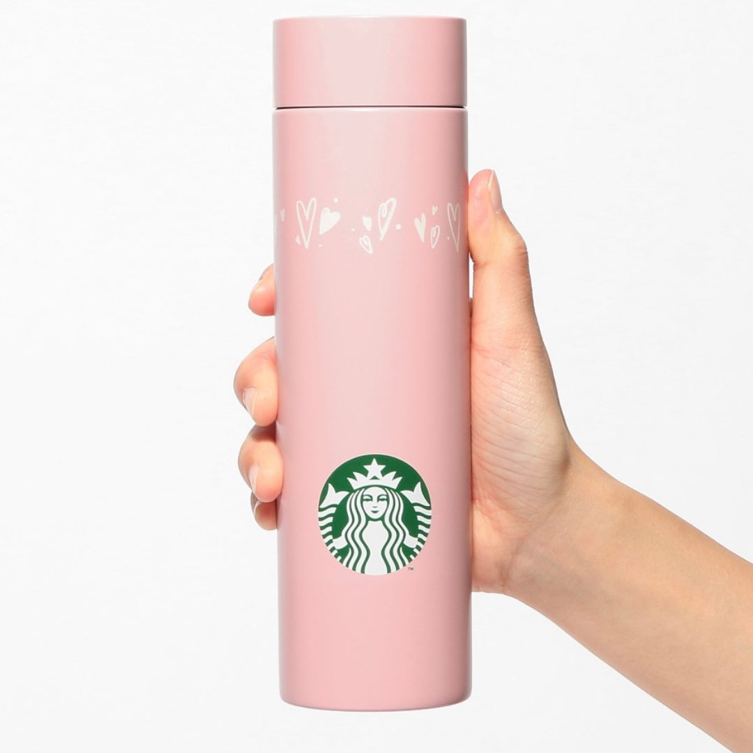 Starbucks Japan 2024 Valentine's Day pink stainless steel cup 350ml loveinstarbucks loveinstarbucks