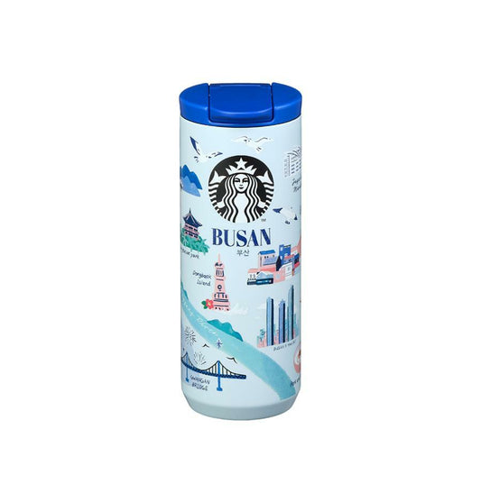 Starbucks Korea 2024 city Busan Stainless steel cup 355ml Starbucks loveinstarbucks