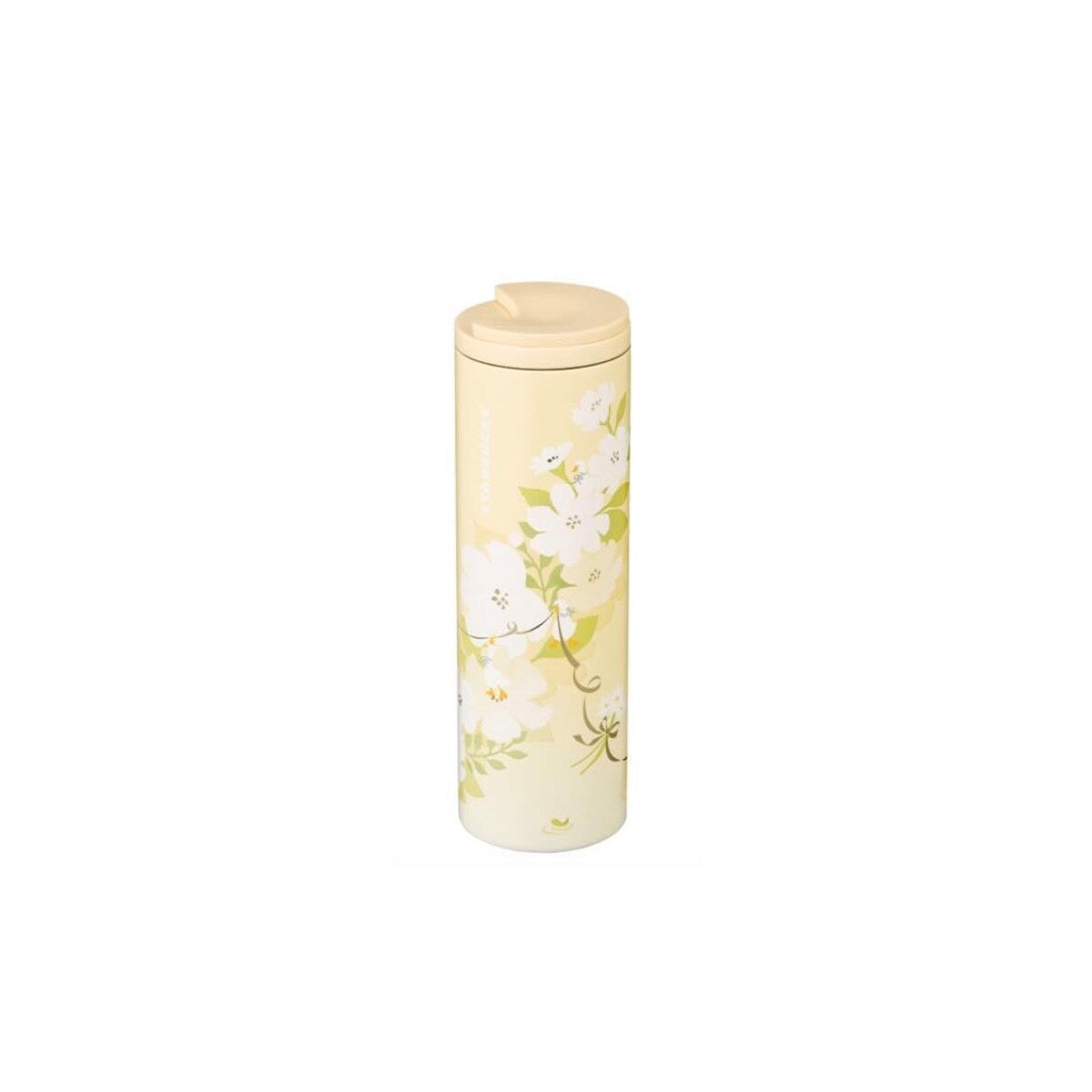 Starbucks Korea 2024 spring series Yellow Spring Flower Troy Stainless Steel Cup 473ml loveinstarbucks loveinstarbucks