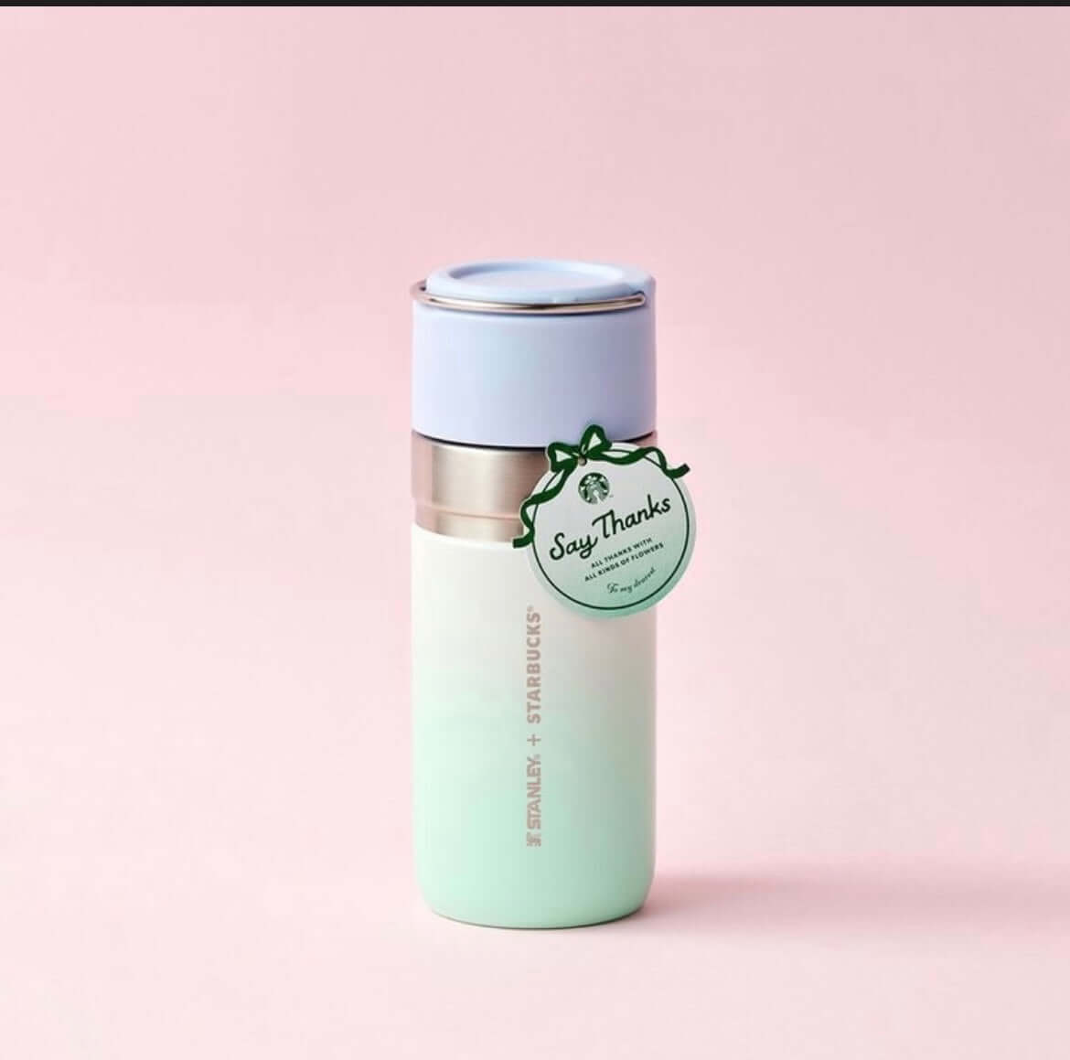 Starbucks Korea 2024 summer 1st wave Green Ombre Stanley cup 500ml loveinstarbucks loveinstarbucks