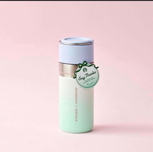 Starbucks Korea 2024 summer 1st wave Green Ombre Stanley cup 500ml loveinstarbucks loveinstarbucks