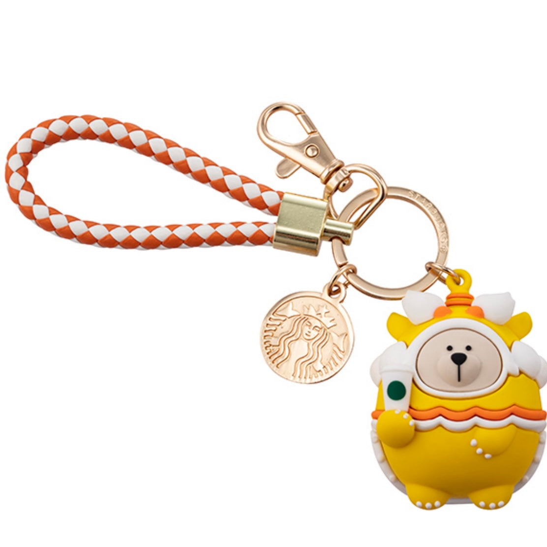 Starbucks 2024 Taiwan Hong Kong Macao Dragon new year Bearista lion keychain loveinstarbucks loveinstarbucks