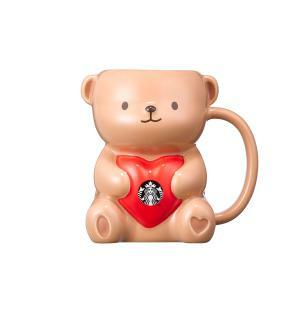 Starbucks Korea 2024 Valentine's Day bear heart mug loveinstarbucks loveinstarbucks