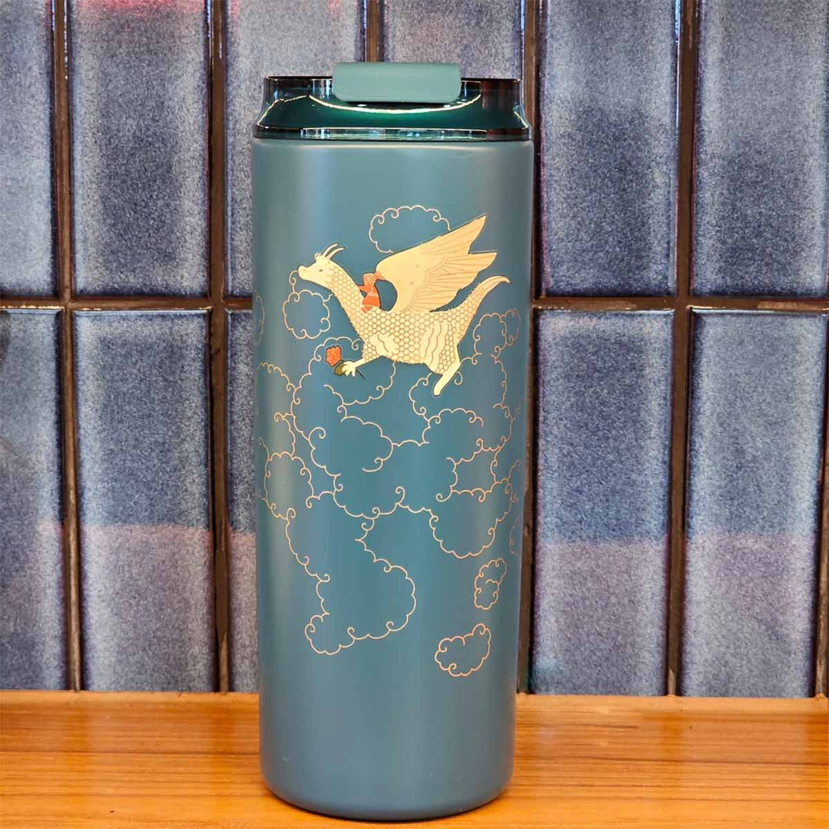 Starbucks 2024 Taiwan Hong Kong Macao Dragon new year dragon and Guardian Stainless Steel Cup 561ml loveinstarbucks loveinstarbucks