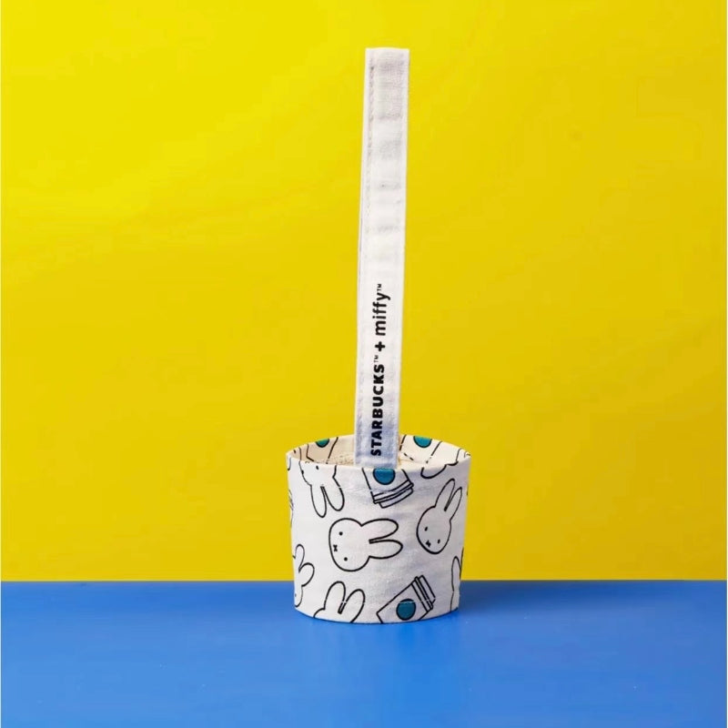 Starbucks and Miffy 2024 collaboration single cup holder Starbucks loveinstarbucks