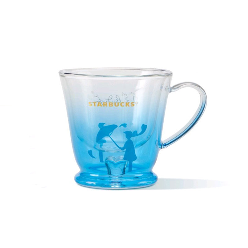 Starbucks China 2023 Andersen paper-cut series Gradient blue glass Starbucks loveinstarbucks