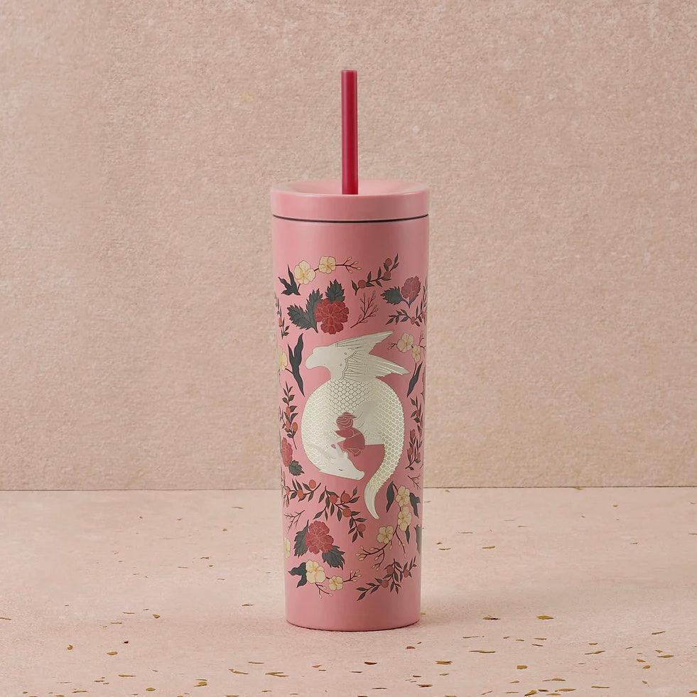 Starbucks 2024 Taiwan Hong Kong Macao Dragon new year stainless steel straw cup 473ml loveinstarbucks loveinstarbucks