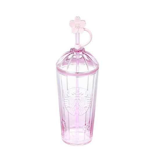Starbucks Korea 2024 Sakura pink straw glass 500ml loveinstarbucks loveinstarbucks