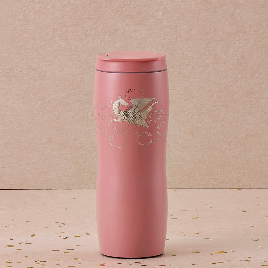 Starbucks 2024 Taiwan Hong Kong Macao Dragon new year stainless steel cup 473ml loveinstarbucks loveinstarbucks