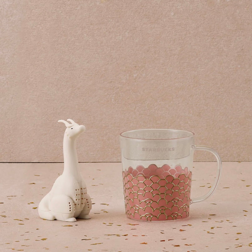 Starbucks 2024 Taiwan Hong Kong Macao Dragon new year mug 414ml with dragon tea strainer loveinstarbucks loveinstarbucks