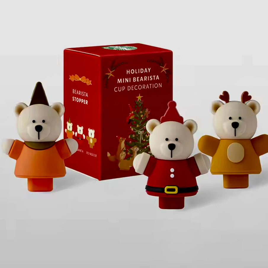 Starbucks cup decoration stoppers a set Starbucks loveinstarbucks