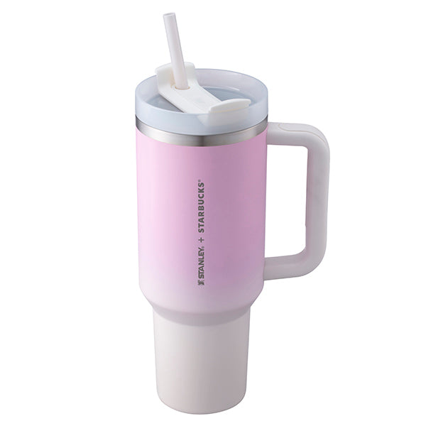 Starbucks Taiwan 2026 Valentine's Day Stanley Romantic Pink Stainless Steel Straw Cup 1183ml 40oz