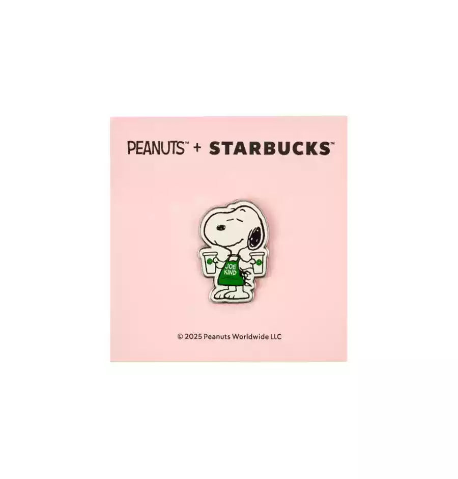 Starbucks and PEANUTS 2025 co-brand pin