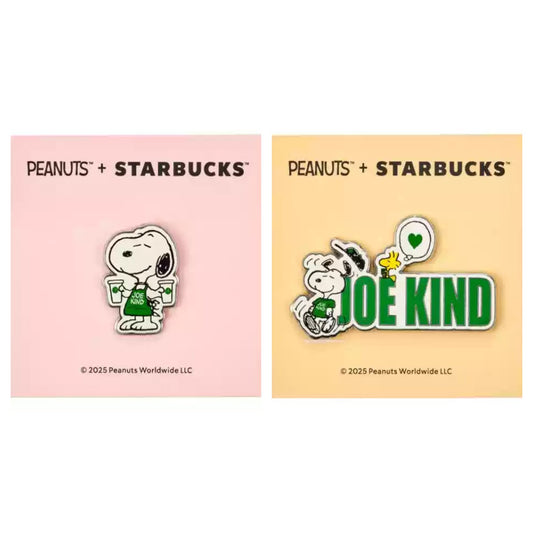Starbucks and PEANUTS 2025 co-brand pin