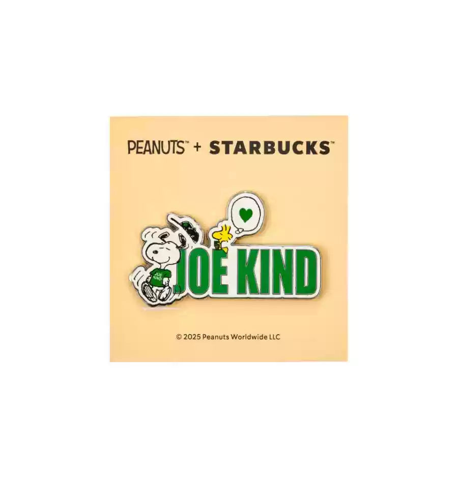 Starbucks and PEANUTS 2025 co-brand pin
