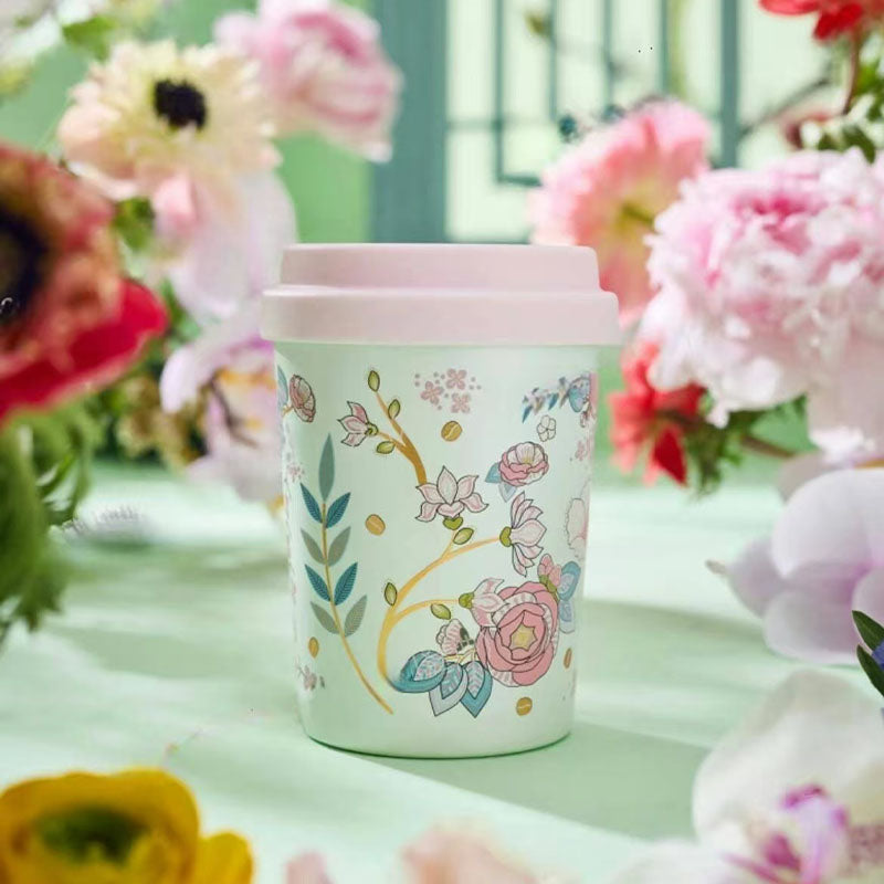 Starbucks China 2025 Spring Flower Series Stainless Steel Cup 237ml