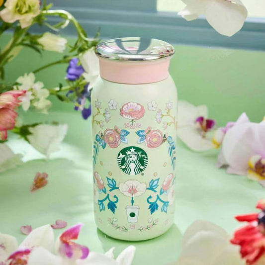 Starbucks China 2025 Spring Flower Series Stainless Steel Insulated Cup 355ml
