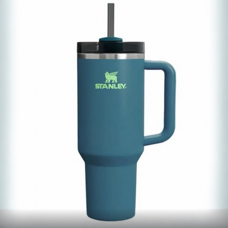 Korea Stanley Coastal BlueGreen Stainless Steel cup 40oz