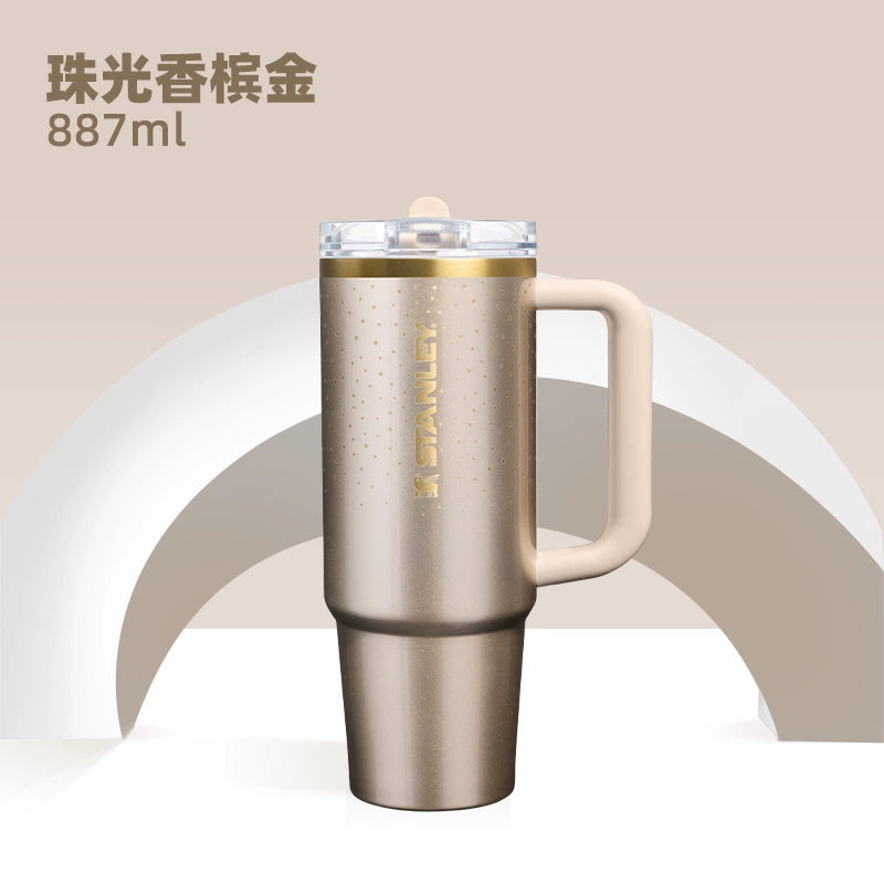Stanley China 2025 Pro Champagne Gold Stainless Steel Cup 887ml 30oz