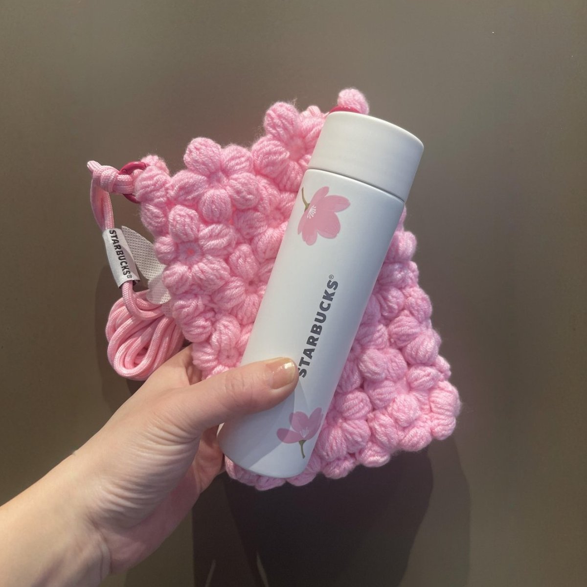 Starbucks China 2025 Sakura Series stainless steel insulation cup with a velvet bag 150ml 5.28oz