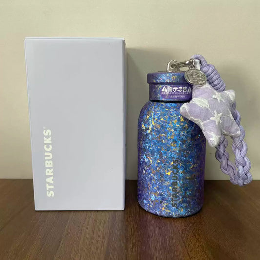 Starbucks China 2026 Purple Night Star River series 290ml purple titanium cup with pendant