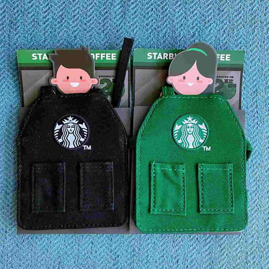 Starbucks green black Apron Card Holder Starbucks loveinstarbucks