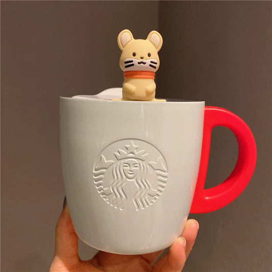 Starbucks China 2020 THE YEAR OF RAT series Snow rat stainless steel mug 355ml