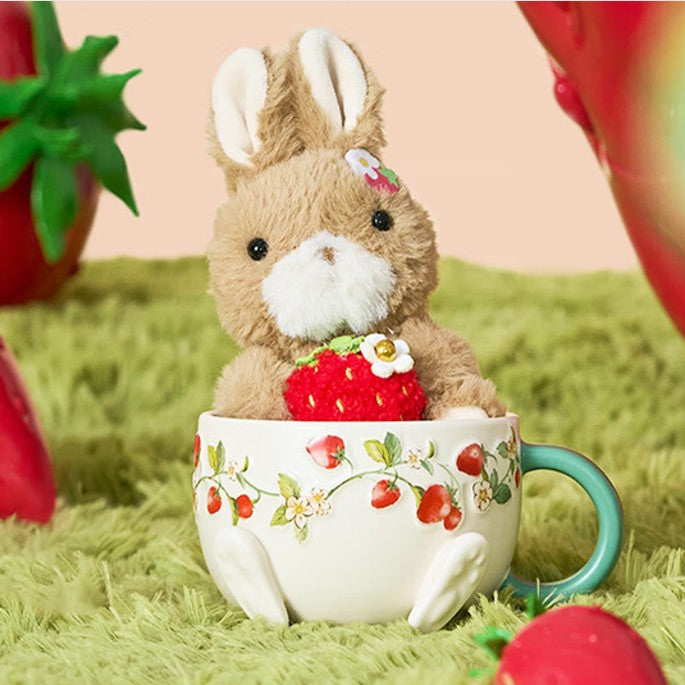 Starbucks China 2024 Strawberry Bunny Paradise series mug 350ml with ornament Starbucks loveinstarbucks