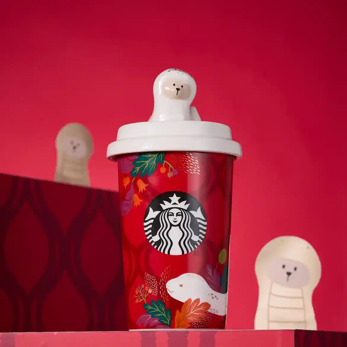 Starbucks China 2025 Garden Cute Snake Series Ceramic Jar Starbucks loveinstarbucks