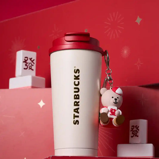 Starbucks China 2025 Garden Cute Snake Series Double Drinking Mouth Stainless Steel Cup 480ml Starbucks loveinstarbucks