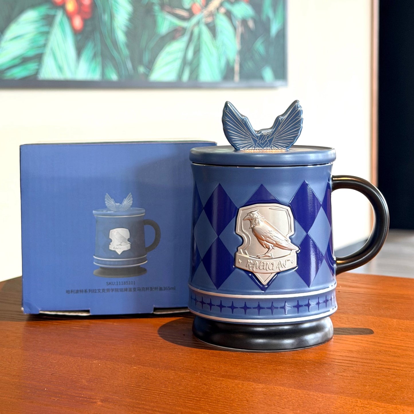 Starbucks China 2025 Harry Potter Collaboration Series Ravenclaw House Temperature Changing Mug with Lid 365ml 12.85oz