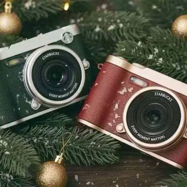 Starbucks China 2025 Retro Digital Camera Mirror Green - read details before order