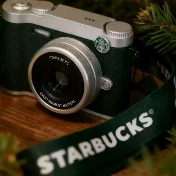 Starbucks China 2025 Retro Digital Camera Mirror Green - read details before order