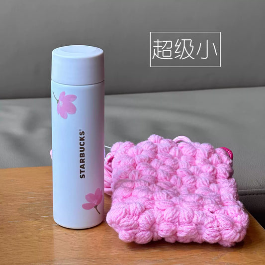 Starbucks China 2025 Sakura Series stainless steel insulation cup with a velvet bag 150ml 5.28oz