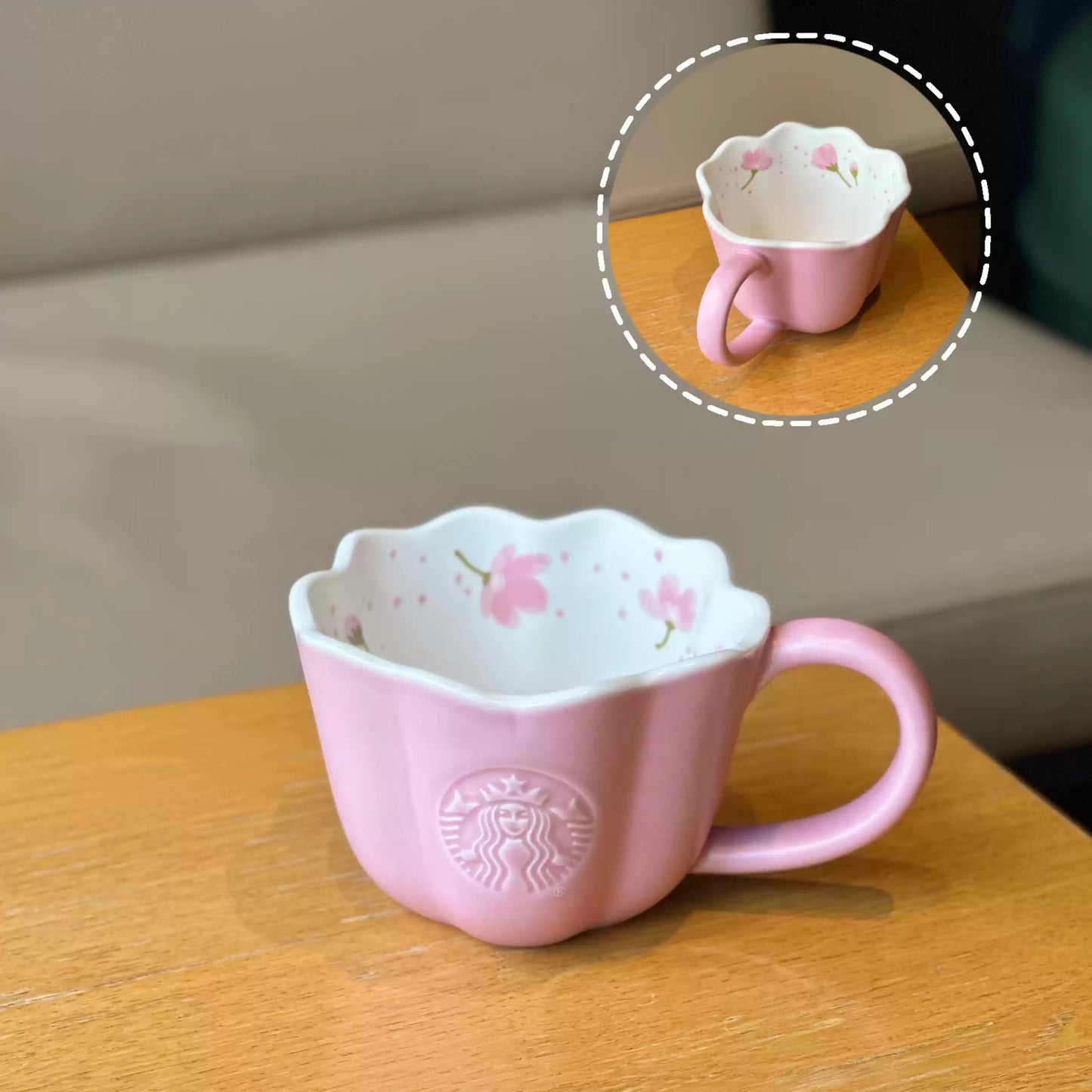 Starbucks China 2025 Sakura Series mug pink 310ml 10.91OZ