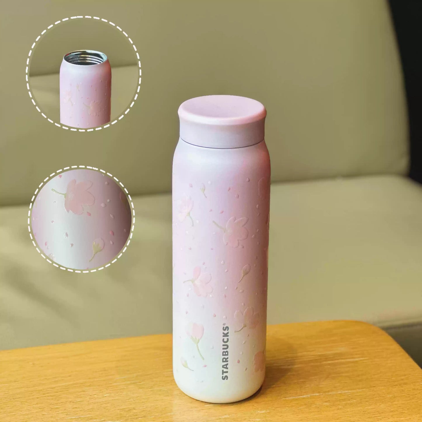 Starbucks China 2025 Sakura Series Stainless Steel Insulation Cup 591ml 20.8oz