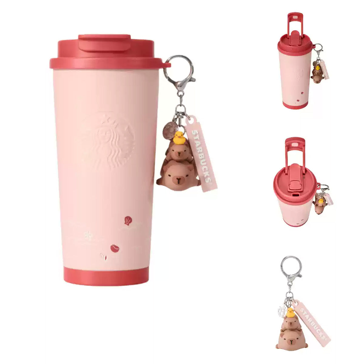 Starbucks China 2025 Valentine's Day Stainless Steel Double Drinking Cup 480ml Starbucks loveinstarbucks