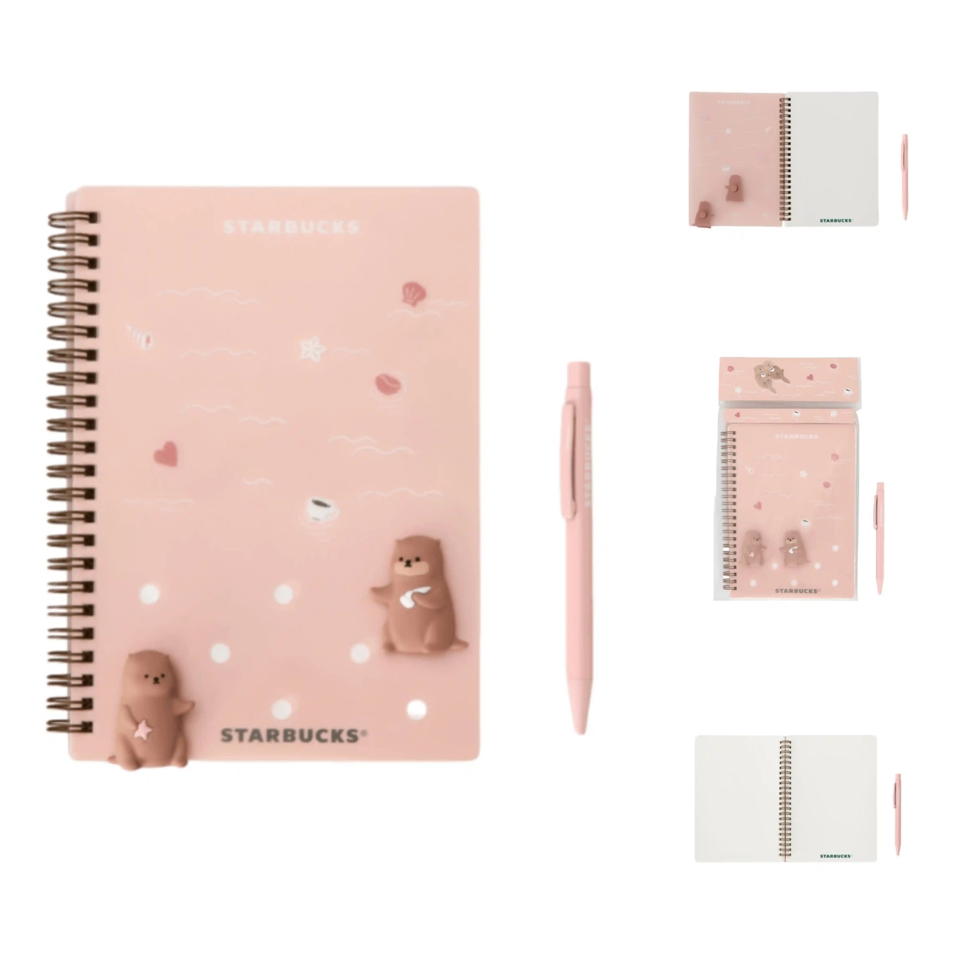Starbucks China 2025 Valentine's Day Star Companion Notebook (including pen) set Starbucks loveinstarbucks