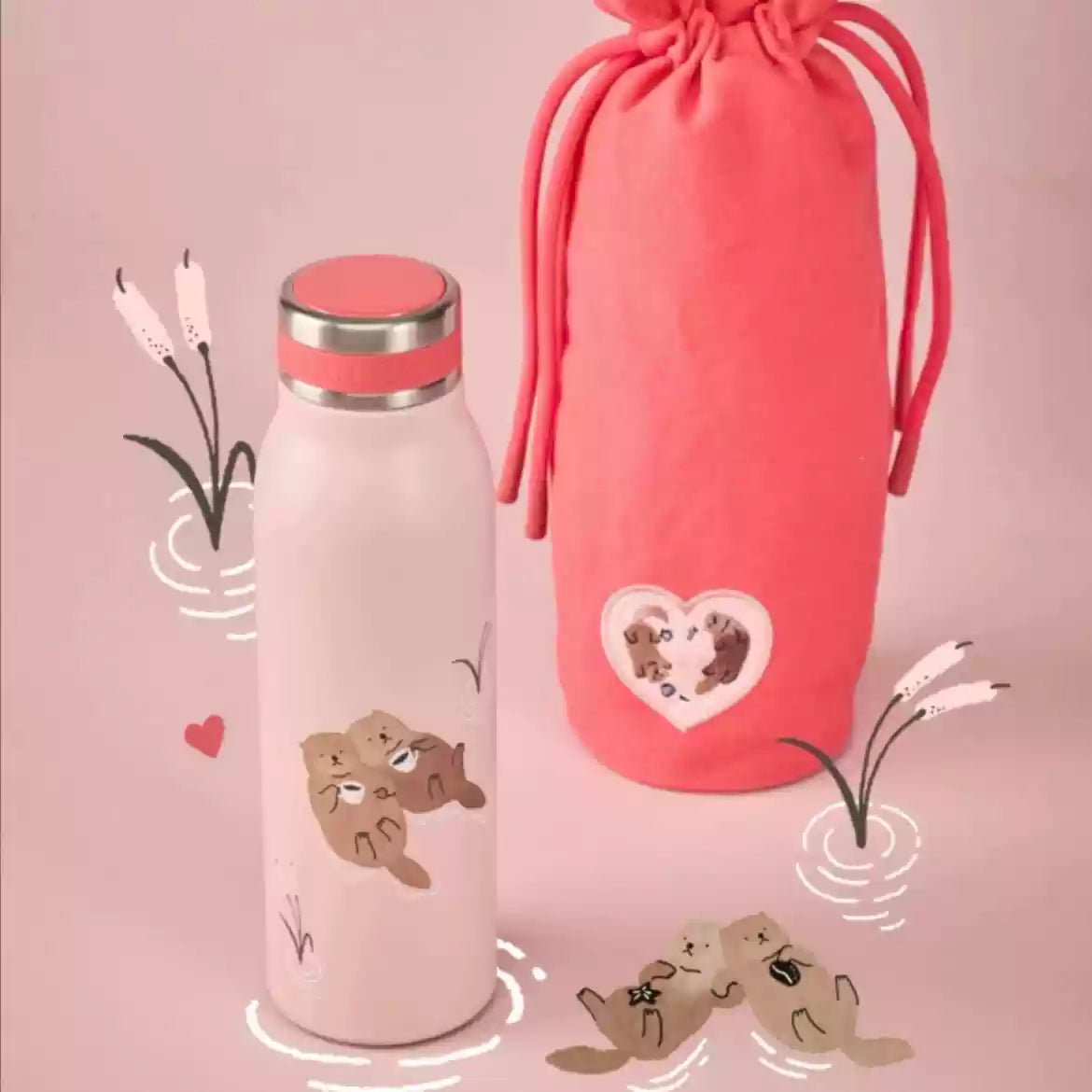 Starbucks China 2025 Valentine's Day Stainless Steel Cup 444ml Starbucks loveinstarbucks