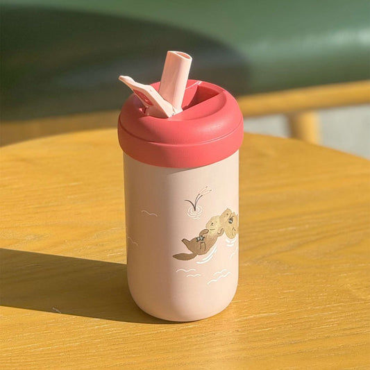 Starbucks China 2025 Valentine's Day Stainless Steel Straw Cup 450ml Starbucks loveinstarbucks