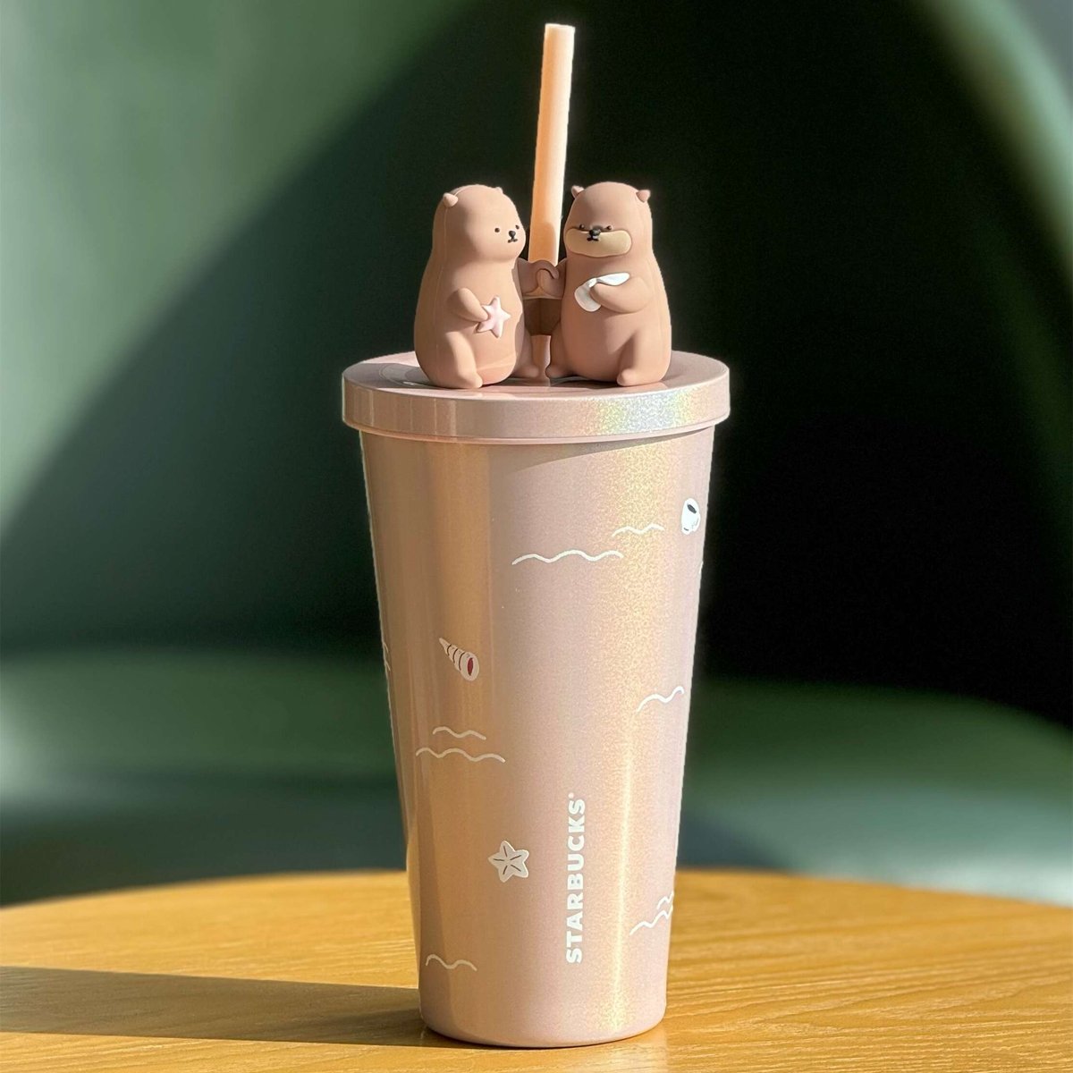 Starbucks China 2025 Valentine's Day Stainless Steel Straw Cup 550ml Starbucks loveinstarbucks