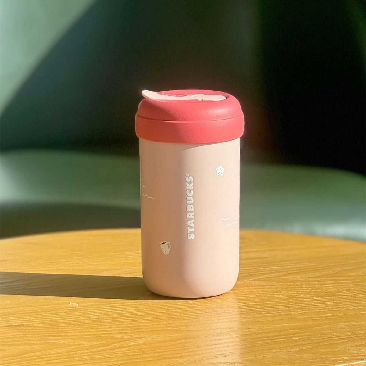 Starbucks China 2025 Valentine's Day Stainless Steel Straw Cup 450ml Starbucks loveinstarbucks