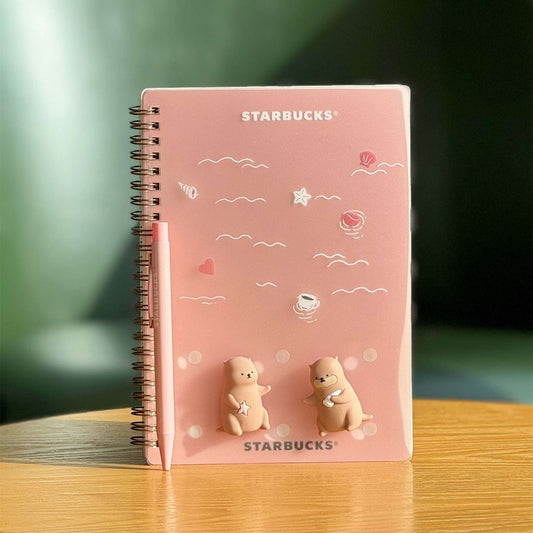 Starbucks China 2025 Valentine's Day Star Companion Notebook (including pen) set Starbucks loveinstarbucks