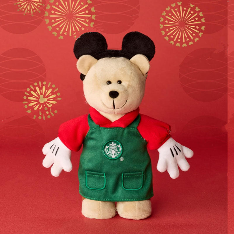 Starbucks China and Disney co-branded Mickey Mouse Celebration Series Mickey bearista doll Starbucks loveinstarbucks