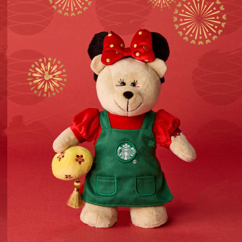 Starbucks China and Disney co-branded Mickey Mouse Celebration Series Minnie bearista doll Starbucks loveinstarbucks