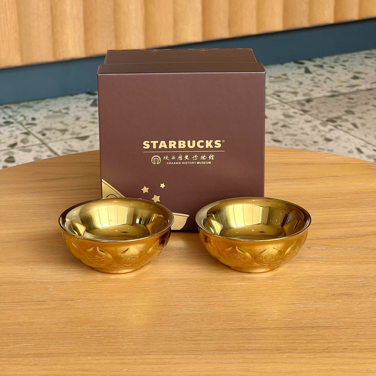 Starbucks China 2026 Shaanxi Museum Collaboration Series 65ml Shot Glass