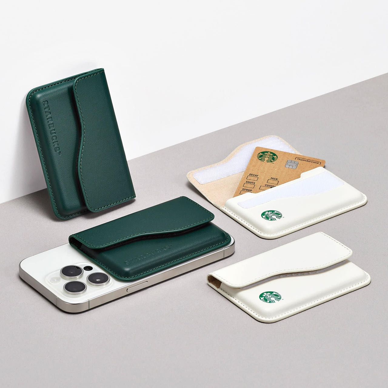 Starbucks Korea 25th Anniversary Magnetic phone wallet without gift card Starbucks loveinstarbucks