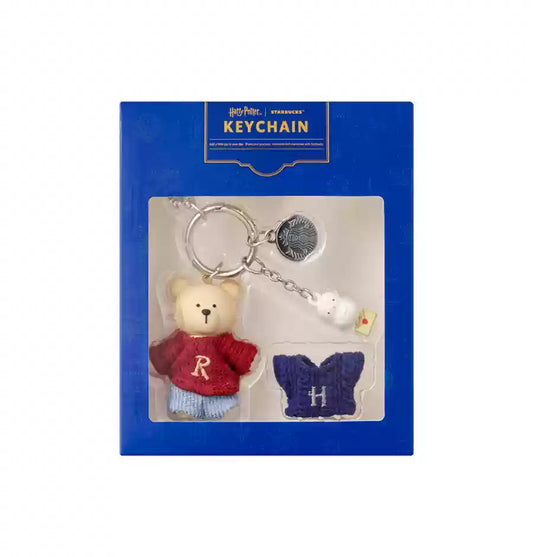 Starbucks Korea and Harry Potter House co-branded Harry Potter Bearista keychain Starbucks loveinstarbucks