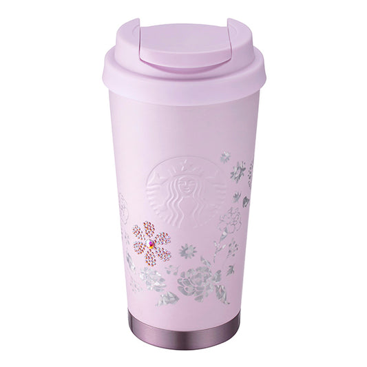 Starbucks Taiwan 2026 Mother's Day Series Pink Stainless Steel Cup 473ml with Rhinestone