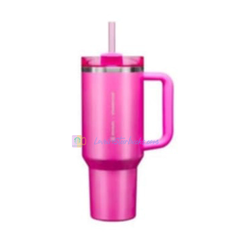 Starbucks Thailand 2025 Stanley Shocking pink Stainless steel cup 40oz